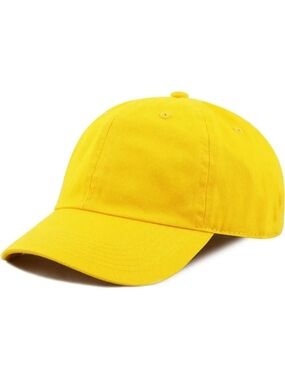Kids Low Profile Cotton Denim Baseball Cap Hat - UPF 50+ Sun Protection